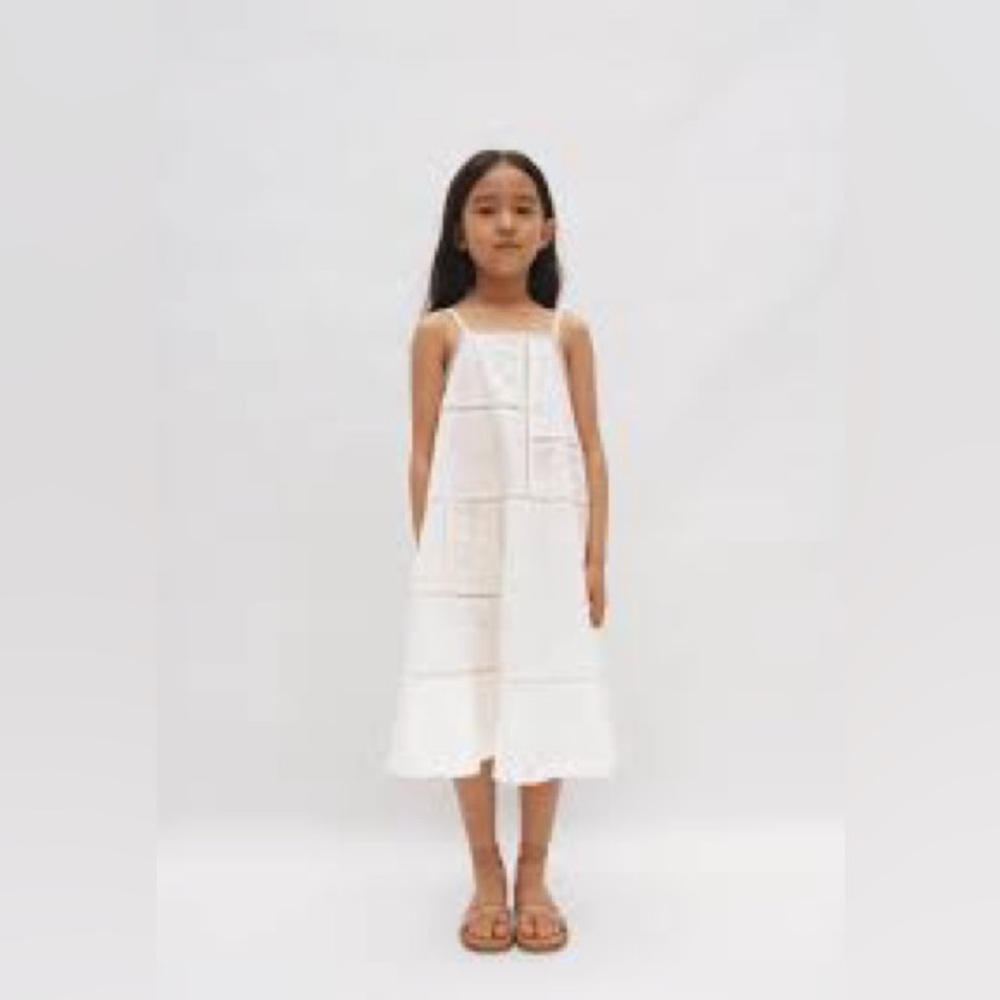 Zara Kids Embroidered Patchwork Dress